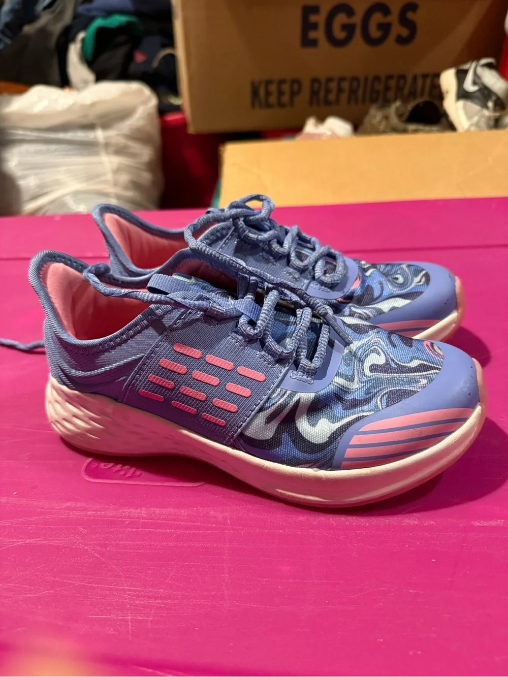 Athletic works size 2 girls sneakers